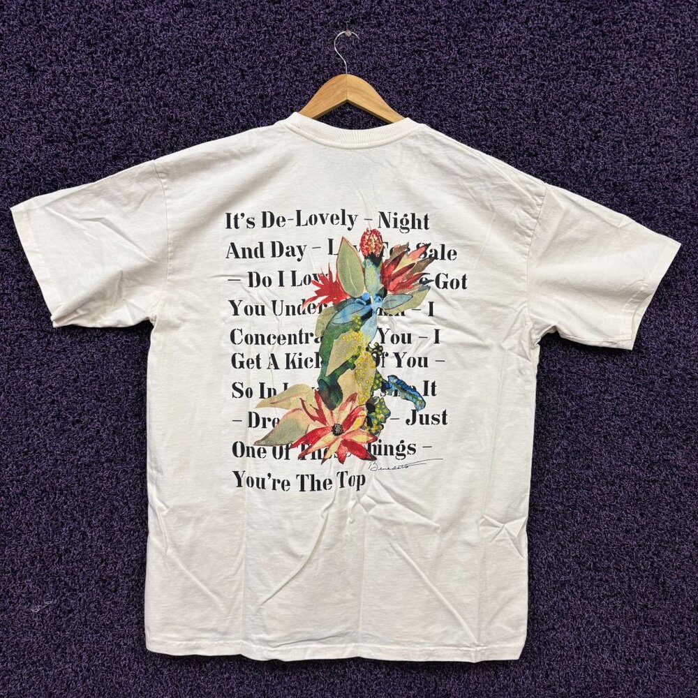 Tony Bennett & Lady Gaga Love For Sale Tracklist T-Shirt Size Extra Large